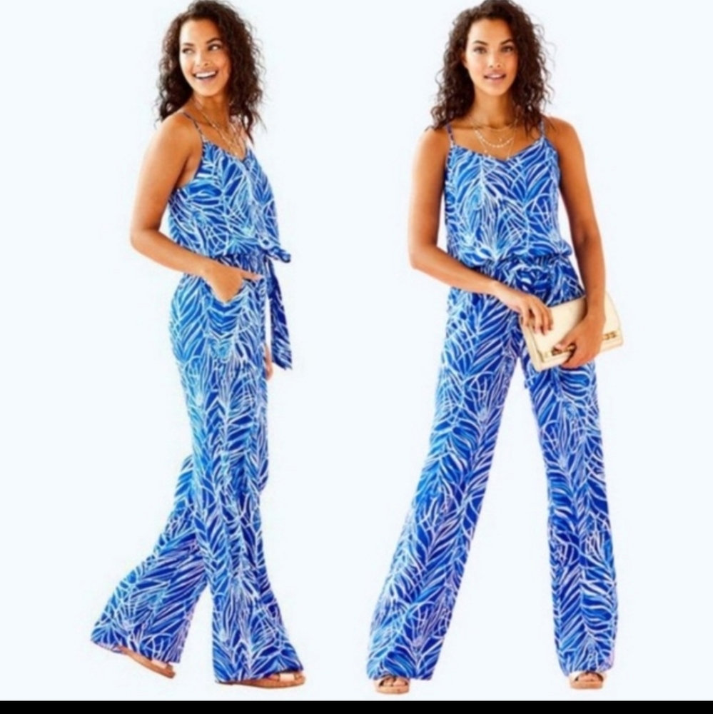 Lilly Pulitzer Twilight Blue Jumpsuit NWT XXS